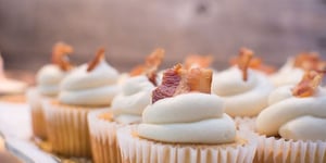 Cupcakes au Poireau, Bacon et Fromage