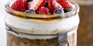 Photo de la Recette: Déjeuner au Yogourt dans un Pot