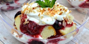 Photo de la Recette: Dessert aux Baies Crémeuses