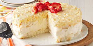 Dessert en Gâteau au Fromage et à L'ananas Sans Cuisson