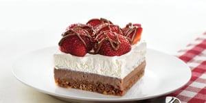 Photo de la Recette: Dessert Estival Au Chocolat Et Aux Fraises