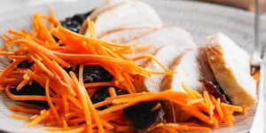 Photo de la Recette: Dinde et Carottes aux Pruneaux