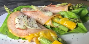 Dinde Roulée Farcie D'asperge et Fromage