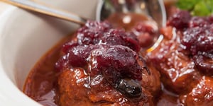 Photo de la Recette: Du Poulet pour une Gang avec la Sauce de Canneberges Quebec