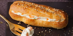 Eclair au Saumon Fumé