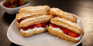 Éclairs Fraises Chantilly