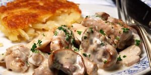 Photo de la Recette: Emincé à la Zurichoise