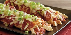 Photo de la Recette: Enchiladas Épicées au Poulet