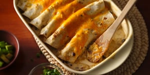 Enchiladas Légères au Poulet et à la Crème Sure