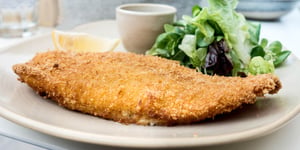 Escalope de Veau aux Pâtes sans Gluten et Salade D'endives