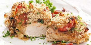 Escalopes de Dinde aux Tomates et à la Feta