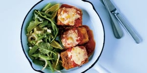 Escalopes de Tofu Parmigiana