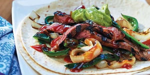 Photo de la Recette: Fajitas au Bifteck Piquant