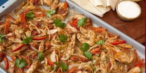 Photo de la Recette: Fajitas au Poulet Rôti au Four