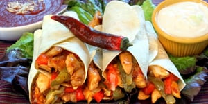 Fajitas au Poulet sur Barbecue