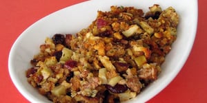 Photo de la Recette: Farce aux Pommes et Canneberges