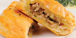 FEUILLETÉ DE VEAU DE LAIT ET PIKAUBA
