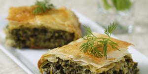 Photo de la Recette: Feuilletés aux Épinards et à la Feta (Grèce)