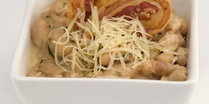 Photo de la Recette: FÈVES CANNELLINI AU CHEDDAR PERRON