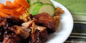 Photo de la Recette: FILET DE PORC À LA MARIE-JUE