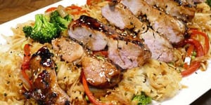Photo de la Recette: Filet de Porc Grillé au BBQ à la Chinoise