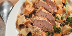 Photo de la Recette: Filet de Porc Rôti et Champignons
