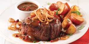 Photo de la Recette: Filet Mignon Sauce au Poivre