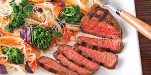 Photo de la Recette: Filets de Bœuf Marinés à la Thaï