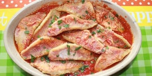 Photo de la Recette: Filets de Rougets sur Lit de Tomates