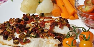 Photo de la Recette: Filets de Tilapia au Tomates Séchées