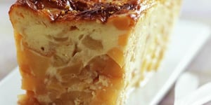 Photo de la Recette: Flan aux Pommes à la Brioche