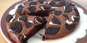 Photo de la Recette: Fondant au Chocolat et aux Oreos