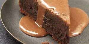 Photo de la Recette: Fondant au Chocolat, Sauce Caramel