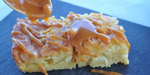 Photo de la Recette: Fondant aux Pommes Extra Fondant et Amandes Croquantes