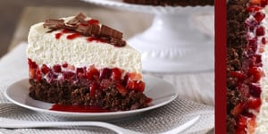 Photo de la Recette: Fraisier Trois Chocolats