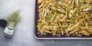 Photo de la Recette: Frites au Four Garnies