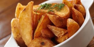 Photo de la Recette: Frites Patates Épicées sans Sel Cuites au Four