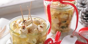 Photo de la Recette: FROMAGE MARINÉ À L’ÉRABLE
