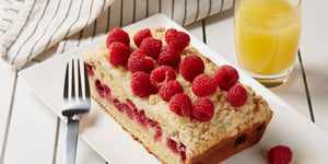 Gâteau au Café, à L'orange et aux Framboises