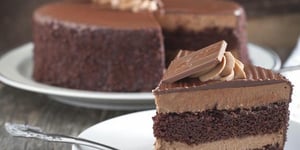 Photo de la Recette: Gâteau au Chocolat avec Fondant très Chocolat