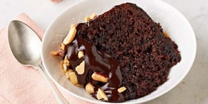 Gâteau au Chocolat et au Beurre D'arachide, Cuit à la Mijoteuse