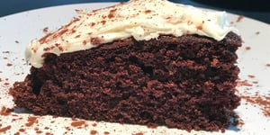 Photo de la Recette: Gâteau au Chocolat et Glaçage à la Vanille