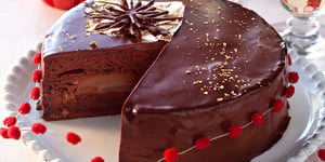 Photo de la Recette: Gâteau au Chocolat  Saint Valentin
