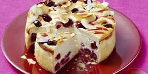 Photo de la Recette: Gâteau au Fromage Blanc aux Cerises et à la Noix de Coco