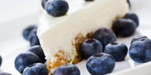 Photo de la Recette: Gâteau au Fromage Glacé et Bleuets