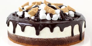 Gâteau au Fromage S’mores et Brownie