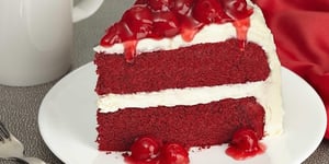Gâteau Au Velours Cerise Rouge