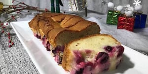 Photo de la Recette: Gâteau aux Canneberges pour Noel