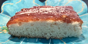 Gâteau Blanc avec Caramel