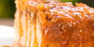 Gâteau Breton aux Pommes Caramélisées Maison